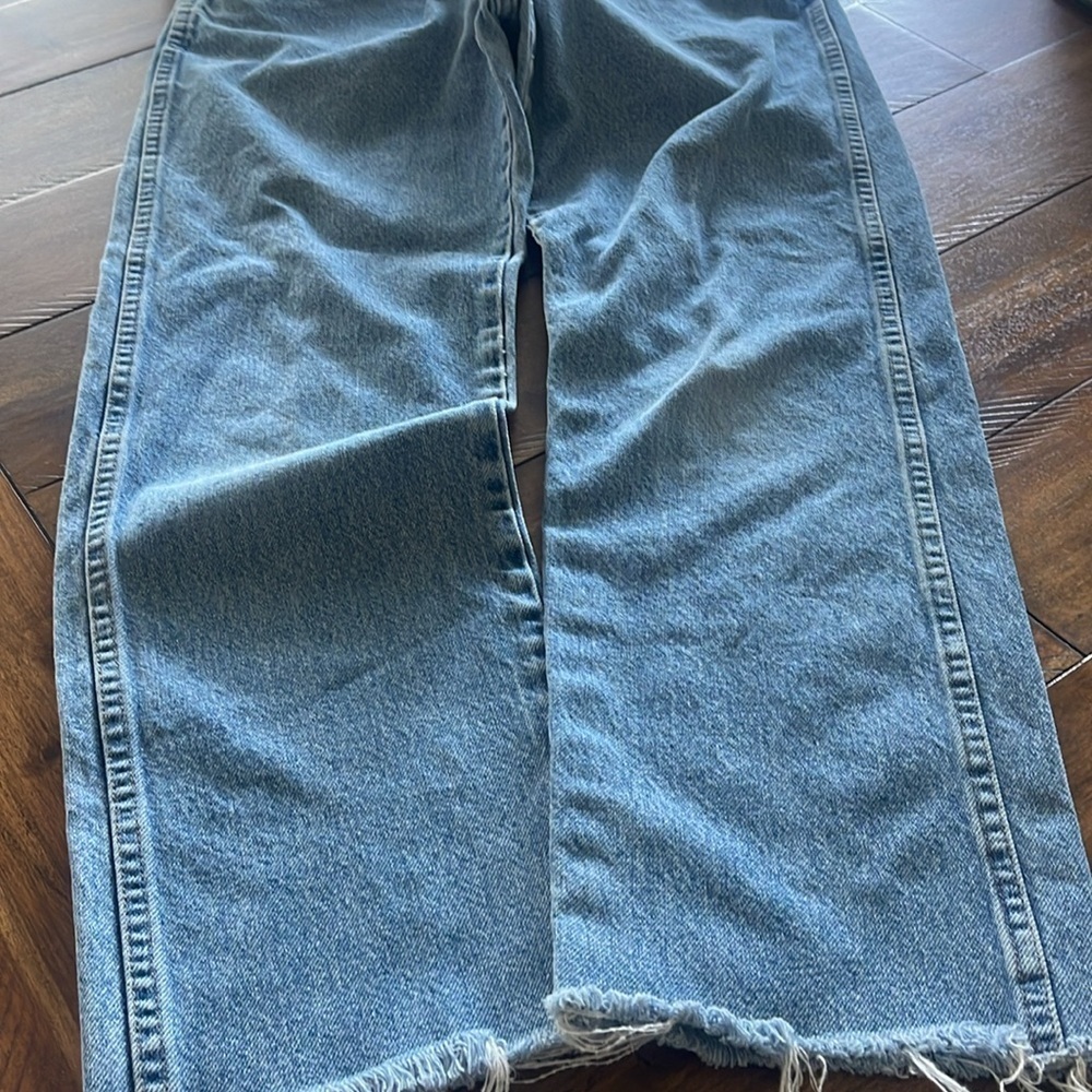 WRANGLER MENS BLUE DENIM JEANS sz 30 x 27 (read description) - Picture 8 of 15